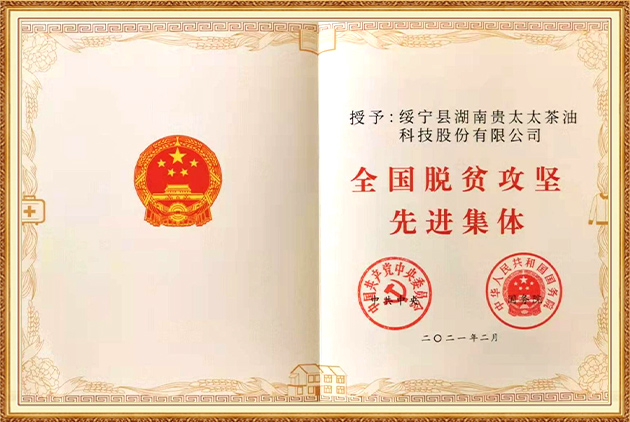 全國脫貧攻堅先進集體